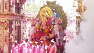 Lalbaugcha Raja Visarjan 2024 Live Streaming Online: लालबाग के राजा की गाजे- बाजे से विसर्जन यात्रा जारी, यहां देखें लाइव