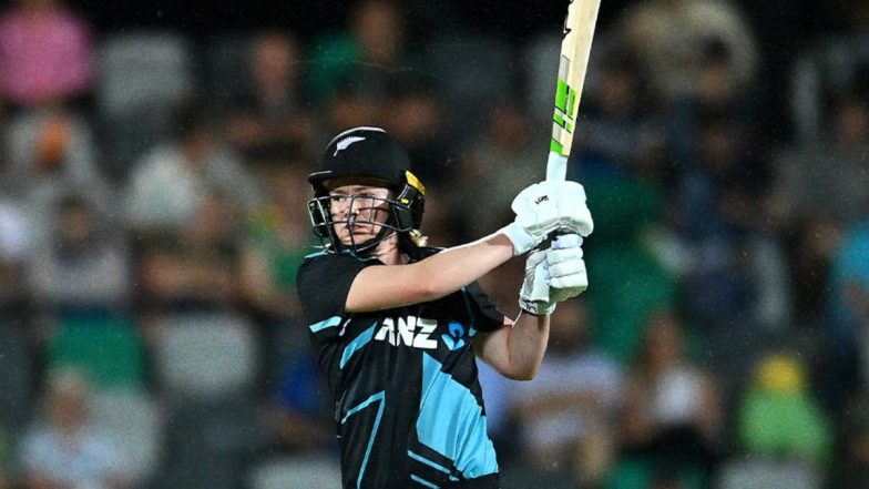 Australia Women vs New Zealand Women, 1st T20I Scorecard: पहले टी20 मुकाबले में न्यूजीलैंड ने ऑस्ट्रेलिया के सामने रखा 144 रनों का लक्ष्य, मैडी ग्रीन और सुजी बेट्स ने खेली बेहतरीन पारी; यहां देखें पहली पारी का स्कोरकार्ड
