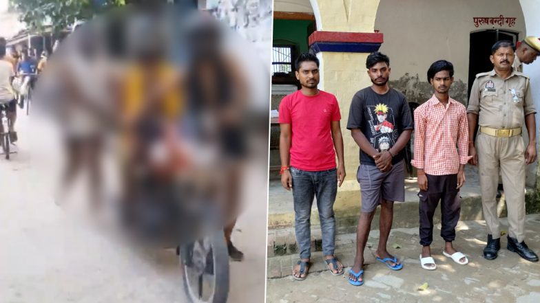 Video: तीन युवकों ने हेलमेट पहनकर अंडरवियर में बनाई रील, पुलिस ने की कार्रवाई, उत्तरप्रदेश के बलिया का वीडियो वायरल