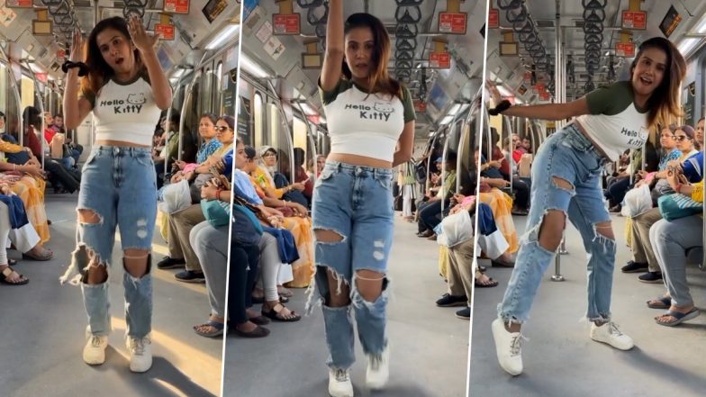 Metro Dance Viral Video: लड़की ने व्यस्त मेट्रो में &lsquo;आज की रात&rsquo; गाने पर किया डांस, इंटरनेट पर वायरल हुआ वीडियो
