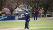 Namibia vs United Arab Emirates, 29th Match 1st Inning Scorecard: नामीबिया ने संयुक्त अरब अमीरात के सामने रखा 314 रनों का विशाल लक्ष्य, माइकल वैन लिंगन ने खेली शानदार शतकीय पारी; यहां देखें पहली पारी का स्कोरकार्ड