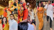 भोजपुरी स्टार Monalisa ने पति संग किया Lalbaugcha Raja के दर्शन, इंस्टाग्राम पर साझा की तस्वीरें (View Pics)