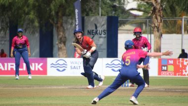 Namibia Women vs United Arab Emirates Women, 7th Match 1st Inning Scorecard: संयुक्त अरब अमीरात ने नामीबिया को महज 126 रनों पर रोका, वैष्णव महेश और कप्तान ईशा रोहित ओझा की घातक गेंदबाजी; यहां देखें पहली पारी का स्कोरकार्ड