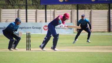 United Arab Emirates Beat Namibia 29th Match Scorecard: रोमांचक मुकाबले में संयुक्त अरब अमीरात ने नामीबिया को एक विकेट से हराया, विष्णु सुकुमारन और बासिल हमीद ने खेली शानदार पारी; यहां देखें मैच का स्कोरकार्ड