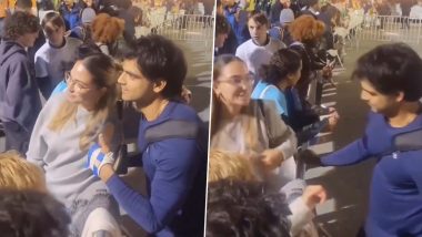 Neeraj Chopra Rejectes Female Fan's Request: भारतीय जेवलिन स्टार नीरज चोपड़ा ने विनम्रता से महिला फैन की फोन नंबर मांगने की अनुरोध को किया ठुकराया, देखें वायरल वीडियो