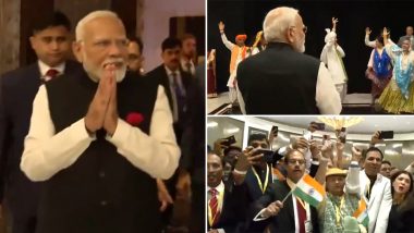 PM Modi Welcome in New York: पीएम मोदी पहुंचे न्यूयॉर्क, प्रवासी भारतीयों ने कुछ इस तरह किया भव्य स्वागत, देखें VIDEO