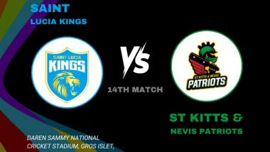 CPL 2024, Saint Lucia Kings vs St Kitts and Nevis Patriots Live Streaming In India: सेंट लूसिया किंग्स और सेंट किट्स एंड नेविस पैट्रियट्स के बीच खेला जाएगा रोमांचक मुकाबला, जानें भारत में कब-कहां और कैसे उठाए लाइव मैच लुफ्त