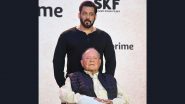 Salman Khan's Father Salim Khan Threat: सलमान खान के पिता सलीम खान को मॉर्निंग वॉक के दौरान मिली धमकी, मुंबई पुलिस जांच में जुटी