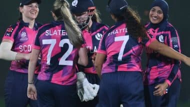 Scotland Women Beat Pakistan Women, 1st Match Scorecard: पहले वार्मअप मुकाबले में स्कॉटलैंड ने किया बड़ा उलटफेर, पाकिस्तान को 8 विकेट से रौंदा, सारा ब्राइस ने खेली 60 रनों की तूफानी पारी; यहां देखें SCO-W बनाम PAK-W के मैच का स्कोरकार्ड