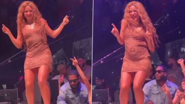 Shakira ने अचानक छोड़ा मंच , फैंस ने उनकी ड्रेस के नीचे फिल्माया (Watch Video)