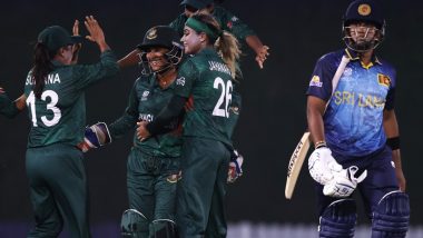 Sri Lanka Women vs Bangladesh Women, 2nd Match Scorecard: दूसरे वार्मअप मुकाबले में श्रीलंका ने बांग्लादेश को दिया 144 रनों का लक्ष्य, हसनी परेरा ने खेली 43 रन की उम्दा पारी; यहां देखें पहली पारी का स्कोरकार्ड