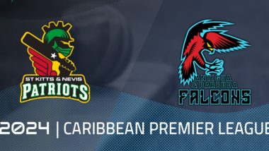 CPL 2024, St Kitts and Nevis Patriots vs Antigua and Barbuda Falcons Live Streaming In India: सेंट किट्स एंड नेविस पैट्रियट्स बनाम एंटीगुआ और बारबुडा फाल्कन्स के बीच खेला जा रहा हैं रोमांचक मुकाबला, जानें कब-कहां और कैसे उठाए लाइव मैच लुफ्त