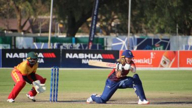 Namibia Women vs Zimbabwe Women, 9th Match 1st Inning Scorecard: नामीबिया ने जिम्बाब्वे को दिया 128 रनों का लक्ष्य, मर्ज़र्ली गोरासेस ने खेली शानदार पारी; यहां देखें पहली पारी का स्कोरकार्ड