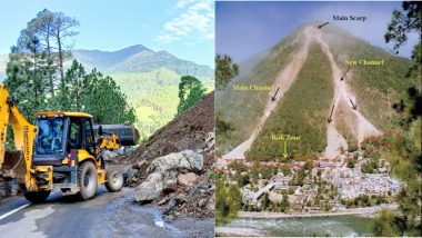 Uttarkashi Varunavat Landslide: उत्तरकाशी में भूस्खलन का खौफ! वरुणावत पर्वत से लगातार गिर रहे पत्थर, शहर में बफर जोन का उल्लंघन बना चिंता का कारण