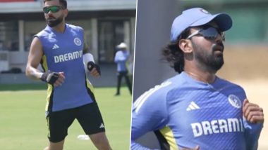 Team India Fielding Training: बांग्लादेश के खिलाफ टेस्ट सीरीज से पहले विराट कोहली, केएल राहुल समेत टीम इंडिया के अन्य क्रिकेटरों ने चेन्नई में लिया फील्डिंग का ट्रेनिंग, देखें वीडियो