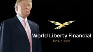 Trump New Cryptocurrency: डोनाल्ड ट्रंप ने लॉन्च की नई क्रिप्टोकरेंसी 'वर्ल्ड लिबर्टी फाइनेंशियल', नई डिजिटल करेंसी $WLFI का ऐलान