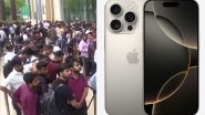 iPhone 16 Series खरीदने की होड़! मुंबई के BKC स्थित Apple स्टोर के बाहर भारी भीड़, देखें वीडियो