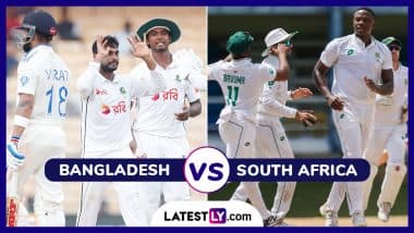 BAN vs SA 1st Test 2024 Day 1 Live Streaming: थोड़ी देर में शुरू होगा बांग्लादेश और साउथ अफ्रीका के बीच पहले दिन का खेल, यहां जानें कब, कहां और कैसे उठाए लाइव मुकाबले का लुफ्त