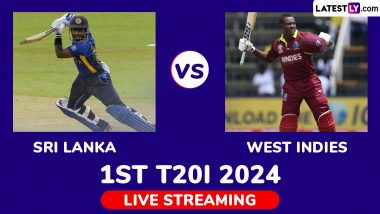 SL vs WI 1st T20I 2024 Live Streaming: दांबुला में वेस्टइंडीज बनाम श्रीलंका पहले टी20 मुकाबले में होगी काटें की टक्कर, यहां जानें कब, कहां और कैसे देखें लाइव एक्शन