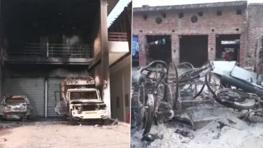 Bahraich Violence Latest Update: बहराइच हिंसा में शामिल 52 लोग गिरफ्तार, इंटरनेट सेवाएं अब भी बंद; सड़कों पर सुरक्षाबलों का कड़ा पहरा