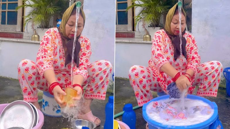 Jugaad Video: जुगाड़ लगाकर पाइप इस्तेमाल कर रही महिला की टेक्निक देख लोग हुए इम्प्रेस, वीडियो देख हो जाएंगे लोटपोट