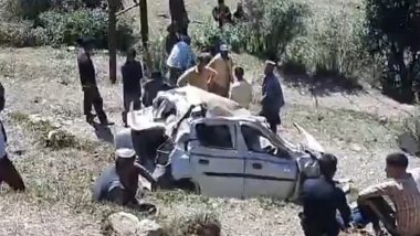 Mandi Accident Video: हिमाचल प्रदेश में सड़क हादसा! मंडी जिले में  400 फीट नीचे खाईं में गिरी कार, 5 लोगों की मौत