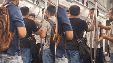 Fight In Delhi Metro: दिल्ली मेट्रो में पुरुषों ने गाली देने पर चाचा को मारा थप्पड़, लड़ाई का वीडियो वायरल