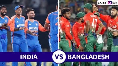 India vs Bangladesh, 2nd T20I Stats And Record Preview: दूसरे टी20 मुकाबले में बांग्लादेश को हराकर सीरीज पर कब्जा करने उतरेगी टीम इंडिया, आज के मुकाबले में बन सकते हैं ये बड़े रिकॉर्ड