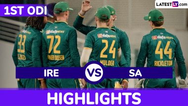 Ireland vs South Africa 1st ODI 2024 Highlights: पहले वनडे में साउथ अफ्रीका ने आयरलैंड को 139 से रौंदा, रयान रिकेल्टन और ट्रिस्टन स्टब्स ने खेली शानदार पारी, देखें हाइलाइट्स