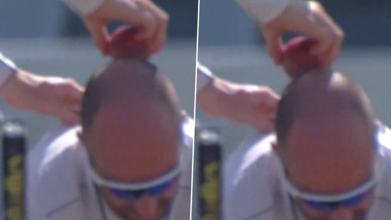 Joe Root Shines Ball On Jack Leach's Head: पाकिस्तान के खिलाफ दूसरे टेस्ट में जो रूट ने जैक लीच के सिर पर चमकाई&nbsp;बॉल, वीडियो देखकर नहीं रोक पाएंगे हंसी