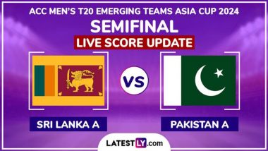 SL A vs PAK A, T20 Emerging Teams Asia Cup 2024 2nd Semi Final Live Toss Updates: पाकिस्तान ए ने टॉस जीतकर बल्लेबाजी का किया फैसला, श्रीलंका ए पहले करेगी गेंदबाजी, यहां देखें दोनों टीमों का प्लेइंग इलेवन