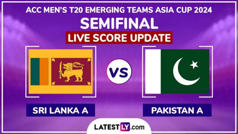 SL A vs PAK A, T20 Emerging Teams Asia Cup 2024 2nd Semi Final Live Toss Updates: पाकिस्तान ए ने टॉस जीतकर बल्लेबाजी का किया फैसला, श्रीलंका ए पहले करेगी गेंदबाजी, यहां देखें दोनों टीमों का प्लेइंग इलेवन