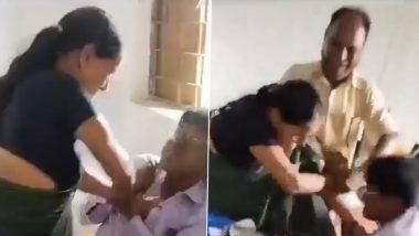 Viral Video: छुट्टी न मिलने पर महिला टीचर ने की पुरुष शिक्षक टीचर की धुलाई, बिहार के गोपालगंज का मामला