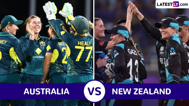 AUS vs NZ, ICC Womens T20 World Cup 2024 Live Streaming: आज टी20 वर्ल्ड कप में ऑस्ट्रेलिया और न्यूजीलैंड के बीच मुकाबला, यहां जानें कब, कहां और कैसे उठाए लाइव मुकाबले का लुफ्त