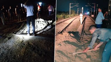 Rae Bareilly Train Derail: यूपी के रायबरेली में ट्रेन को डिरेल करने की कोशिश? ट्रैक पर मिट्टी डालकर भाग गया अज्ञात डंपर (Watch Video)