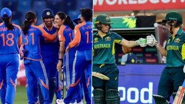 IND W vs AUS W, 2024 ICC Women's T20 World Cup Preview: महिला टी20 वर्ल्ड कप में आज शाम ऑस्ट्रेलिया बनाम भारत कड़क मुकाबला, मैच से पहले जानें हेड टू हेड रिकार्ड्स, मिनी बैटल, स्ट्रीमिंग समेत सभी डिटेल्स