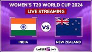 IND-W vs NZ-W,  2024 ICC Women's T20 World Cup Live Streaming: महिला T20 विश्व कप के अपने पहले मैच में न्यूजीलैंड से टकराएंगी भारतीय महिलाएं, यहां जानें कब, कहां और कैसे देखें लाइव प्रसारण