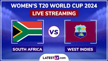 SA W vs WI W, 2024 ICC Women's T20 World Cup Live Streaming: महिला टी20 वर्ल्ड कप में आज दोपहर साउथ अफ्रीका से भिड़ेगी वेस्टइंडीज, यहां जानें कब, कहां और कैसे देखें लाइव एक्शन