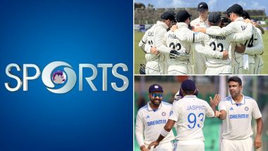 IND vs NZ 1st Test 2024 Live Telecast On DD Sports: क्या फ्री डिश पर उपलब्ध होगा भारत बनाम न्यूज़ीलैंड पहले टेस्ट मैच का लाइव टेलीकास्ट? यहां जानें फुल डिटेल्स