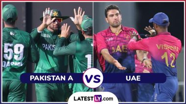 PAK A vs UAE Emerging Teams Asia Cup 2024 Live Streaming: आज सेमीफाइनल में जगह बनाने के लिए पाकिस्तान ए और यूएई के बीच टक्कर, यहां जानें कब, कहां और कैसे उठाए लाइव मुकाबले का लुफ्त