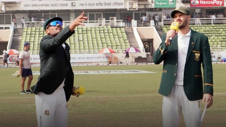 Bangladesh vs South Africa 1st Test 2024 Toss Update: बांग्लादेश ने टॉस जीतकर पहले बल्लेबाजी करने का किया फैसला, यहां देखें दोनों टीमों की प्लेइंग 11
