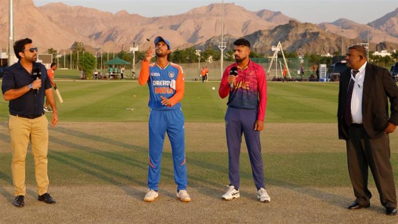 IND A vs UAE, T20 Emerging Teams Asia Cup 2024 Live Toss Update: संयुक्त अरब अमीरात ने टॉस जीतकर किया बल्लेबाजी का फैसला, भारतीय ए टीम करेगी गेंदबाजी, यहां देखें दोनों टीमों की प्लेइंग
