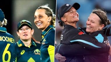 AUS W vs NZ W, 2024 ICC Women's T20 World Cup Scorecard: ऑस्ट्रेलिया महिला टीम ने न्यूजीलैंड को 60 रनों से हराया, मेगन स्कट, एनाबेल सदरलैंड ने झटके 3-3 विकेट; यहां देखें मैच का स्कोरकार्ड