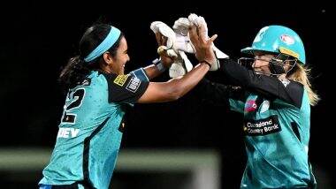 Brisbane Heat Women Beat Melbourne Renegades Women, 6th Match Scorecard: ब्रिस्बेन हीट ने मेलबर्न रेनेगेड्स को 28 रनों से रौंदा, ग्रेस पार्सन्स और शिखा पांडे ने घातक गेंदबाजी; यहां देखें BH W बनाम MR W मैच का स्कोरकार्ड