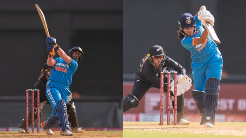 India Women vs New Zealand Women, 1st ODI Scorecard: टीम इंडिया ने न्यूजीलैंड को दिया 228 रनों का लक्ष्य, दीप्ति शर्मा और तेजल हसब्निस ने खेली शानदार पारी; यहां देखें पहली इनिंग का स्कोरकार्ड