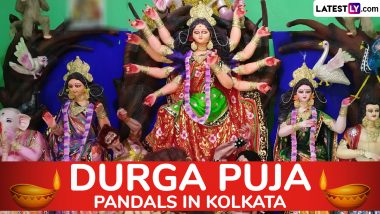 Durga Puja 2024 Pandals in Kolkata: श्रीभूमि से लेकर सुरुचि संघ तक, दुर्गा पूजा के दौरान कोलकाता के इन प्रसिद्ध पंडालों में दर्शन के लिए जरूर जाएं (Watch Video)