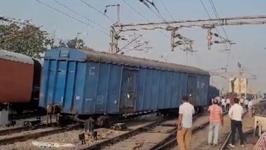 UP Goods Train Derailed: यूपी के सहारनपुर में ट्रेन हादसा! मालगाड़ी के 2 डिब्बे पटरी से उतरे, देखें वीडियो