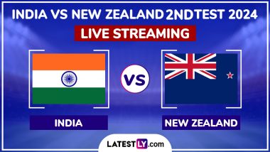 IND vs NZ 2nd Test 2024 Day 2 Live Streaming: न्यूज़ीलैंड के खिलाफ दूसरे टेस्ट के दूसरे दिन भारतीय बल्लेबाज दिखाएंगे अपना दमखम, यहां जानें कब, कहां और कैसे देखें लाइव मुकाबला