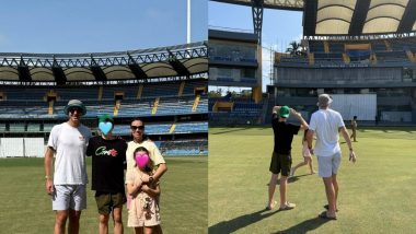 Kevin Pietersen With Family at Wankhede Stadium: केविन पीटरसन ने वानखेड़े स्टेडियम में परिवार के साथ बिताया समय, शेयर की खुबसूरत तस्वीरें