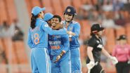 India Women Beat New Zealand Women, 1st ODI Scorecard: पहले वनडे में टीम इंडिया ने न्यूजीलैंड को 59 रनों से हराया, राधा यादव और साइमा ठाकोर ने मचाया कोहराम; यहां देखें IND W बनाम NZ W मैच का स्कोरकार्ड